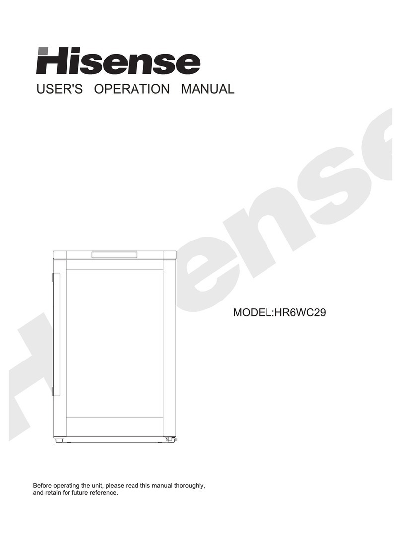 Hisense HR6WC29 User's operation manual