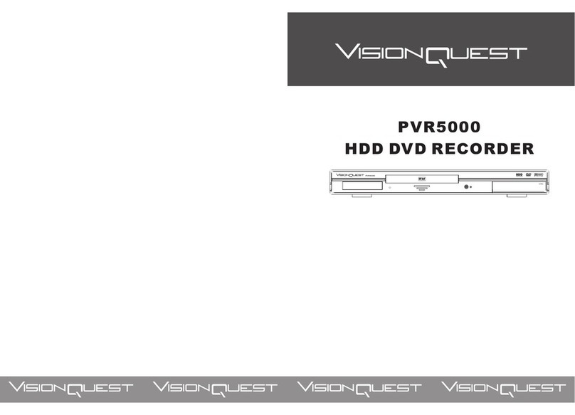 VisionQuest PVR-5000-250G user manual
