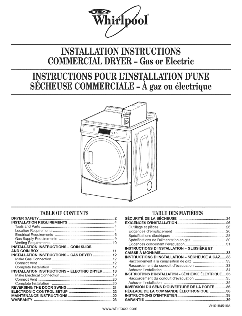 Whirlpool CGW9100VQ0 installation guide
