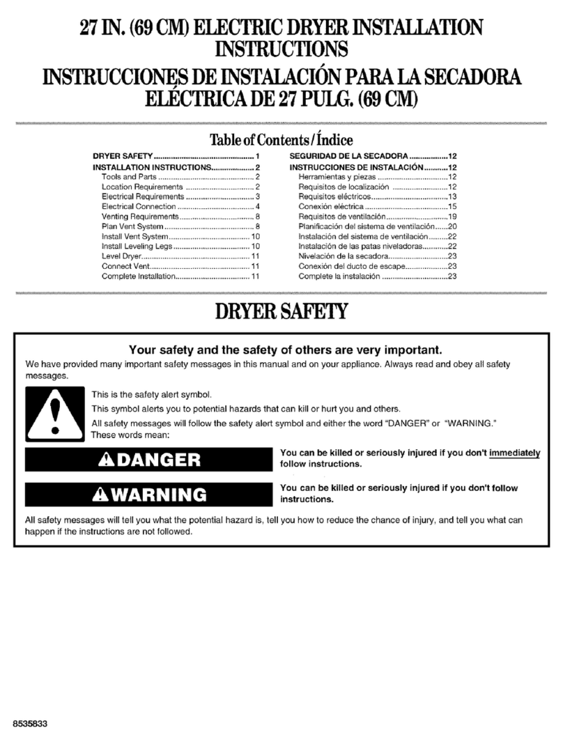 Whirlpool Gold GEQ8831LL0 installation instructions Whirlpool Gold GEQ8831LL0 installation instructions