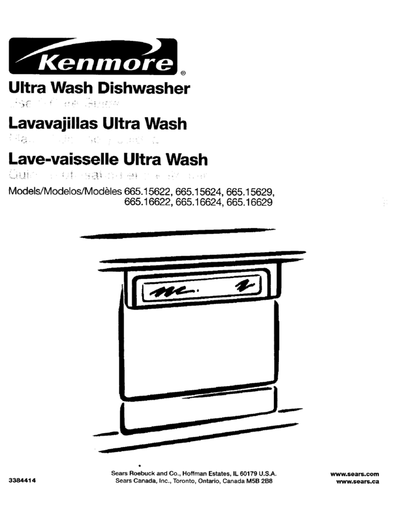 Kenmore 665.15622 Installation Instructions and Use & Care Guide
