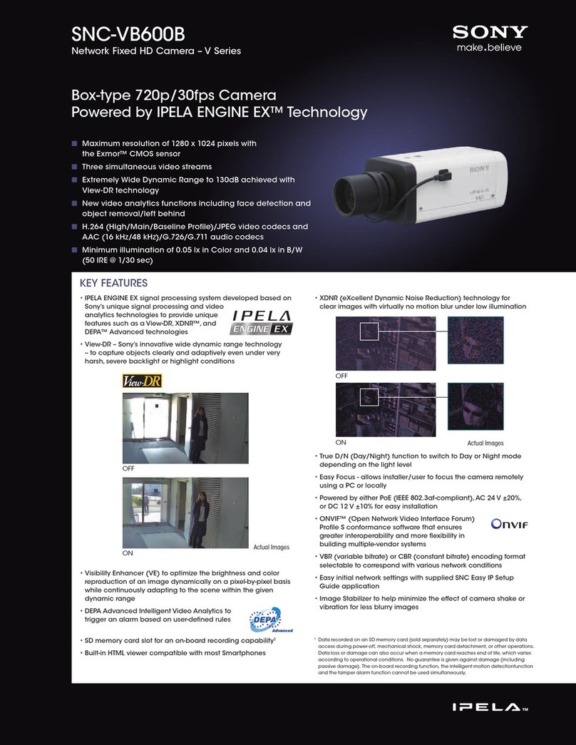 Sony SNC-VB600B User manual Sony SNC-VB600B User manual