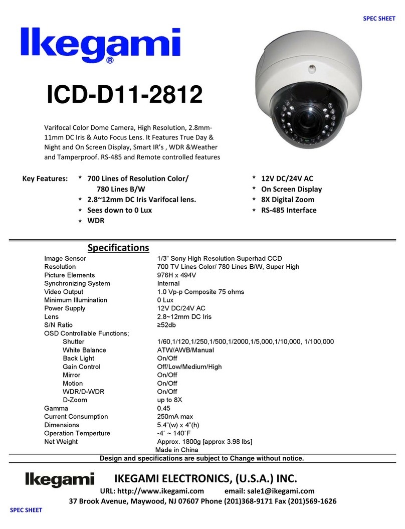 Ikegami ICD-D11-2812 System manual