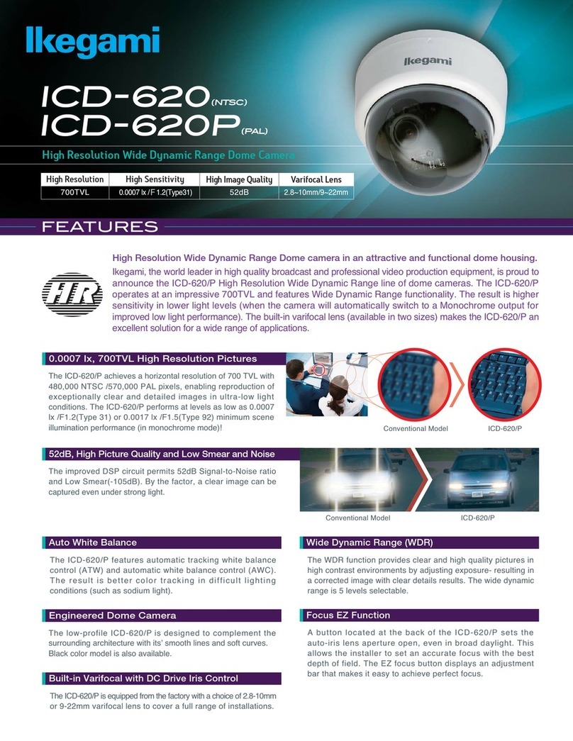 Ikegami ICD-620 Owner's manual