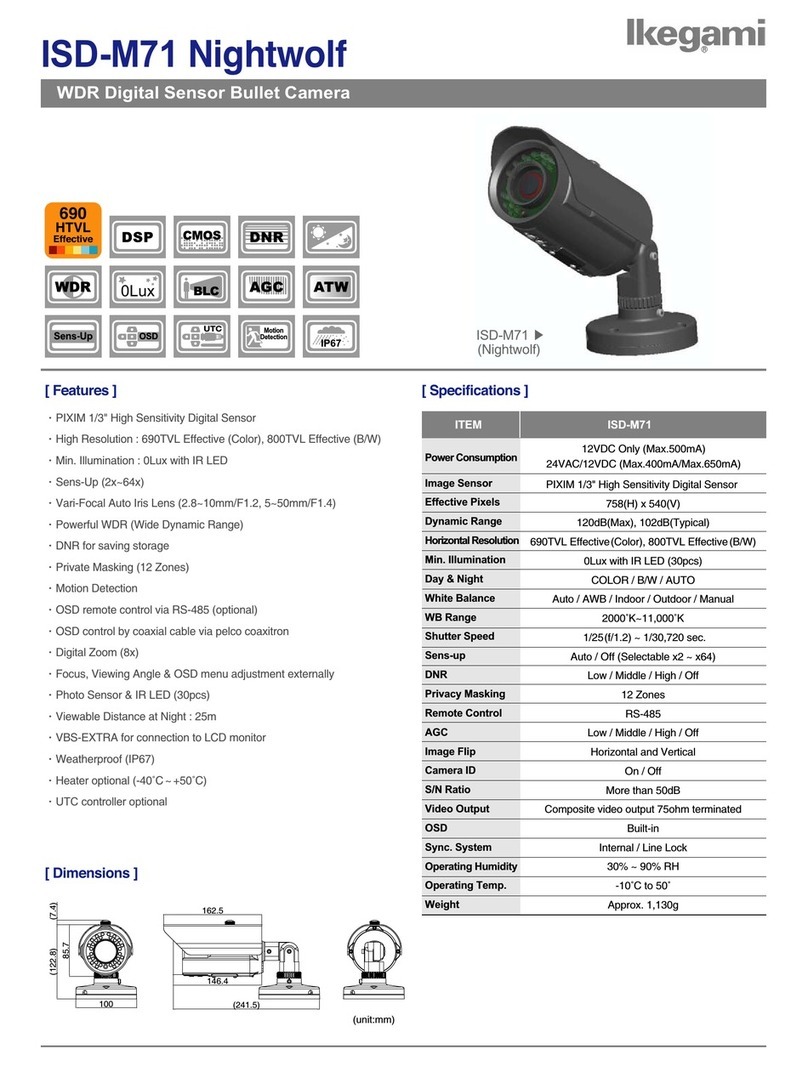Ikegami ISD-M71 Nightwolf Product features and specification