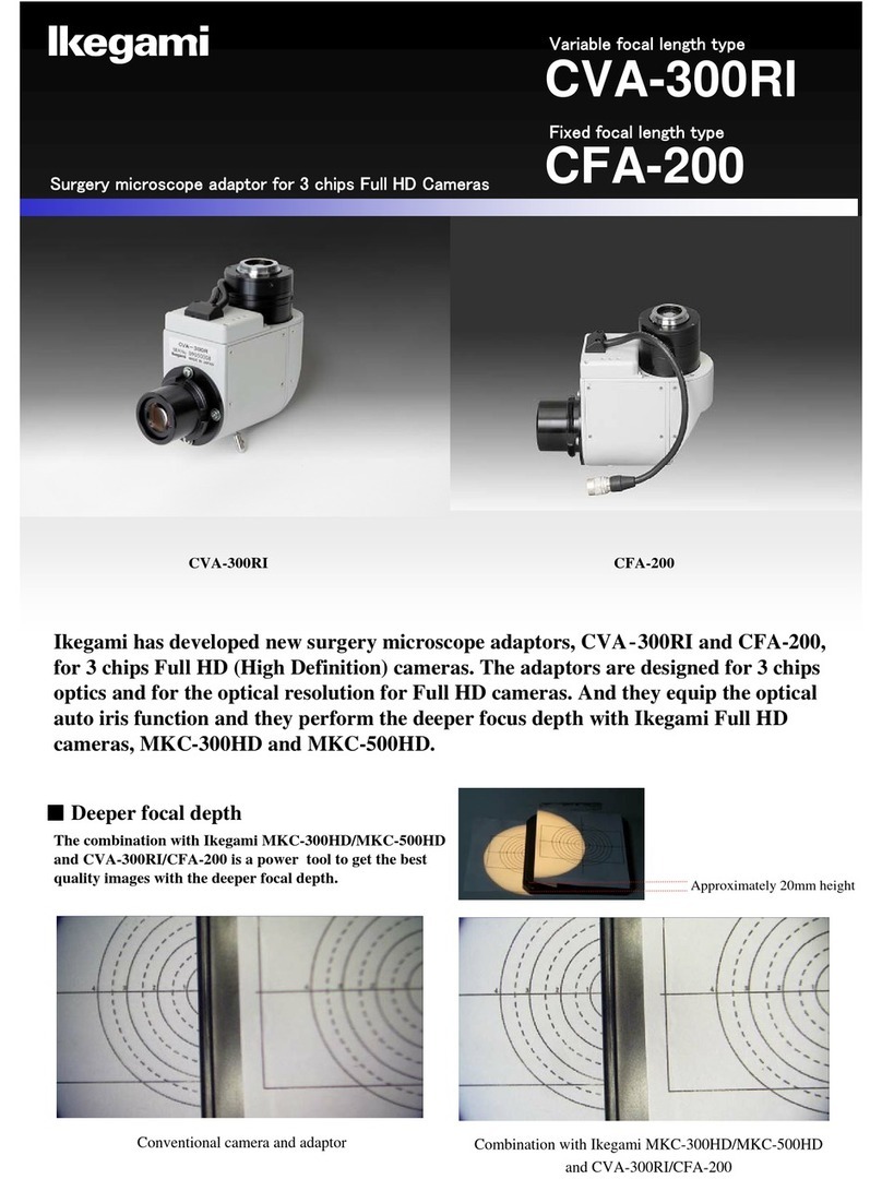 Ikegami CVA-300RI Product specification