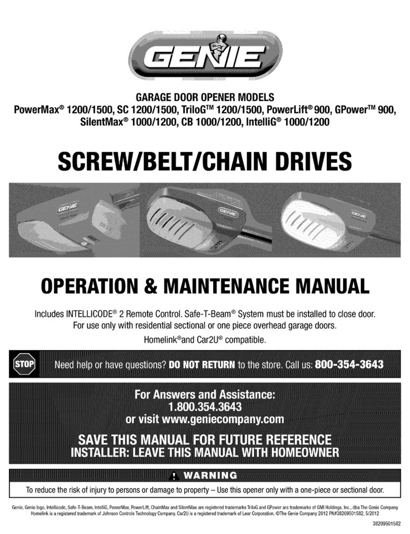 Genie PowerMax1200 Manual