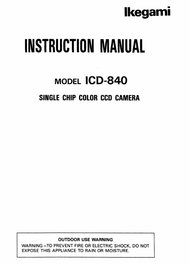 Ikegami ICD-840 User manual