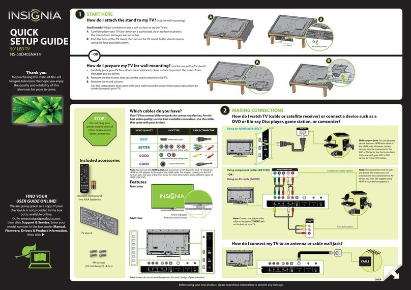 Insignia NS50D40SNA14 User manual