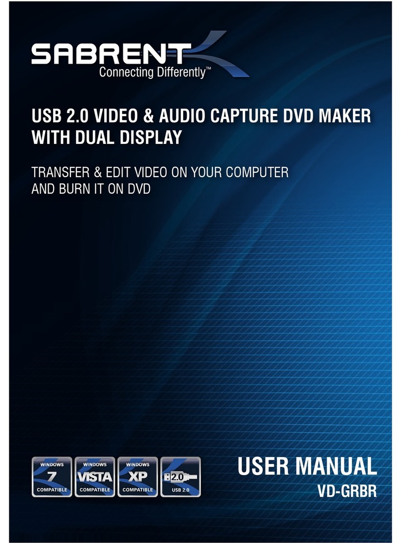 Sabrent VD-GRBR User manual
