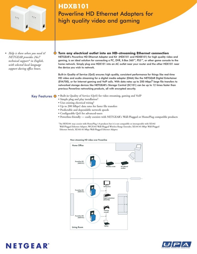 NETGEAR HDXB101-100NAS Features guide