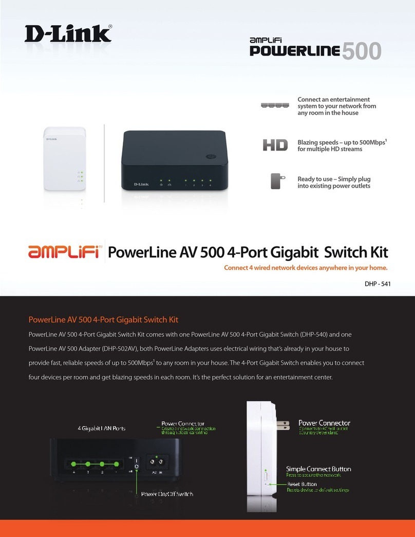 D-Link DHP-541 User manual D-Link DHP-541 User manual