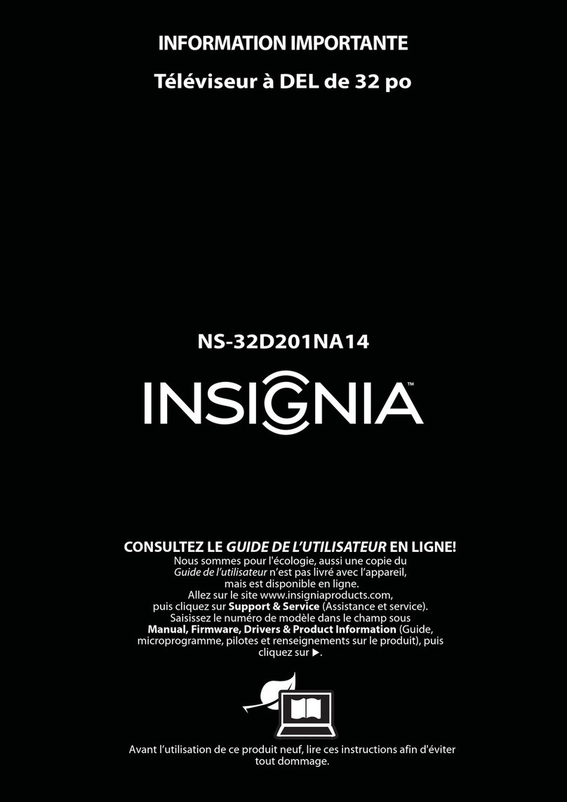 Insignia NS-32D201NA14 Operating manual