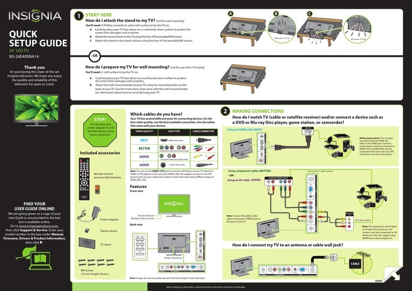 Insignia NS-24E40SNA14 User manual