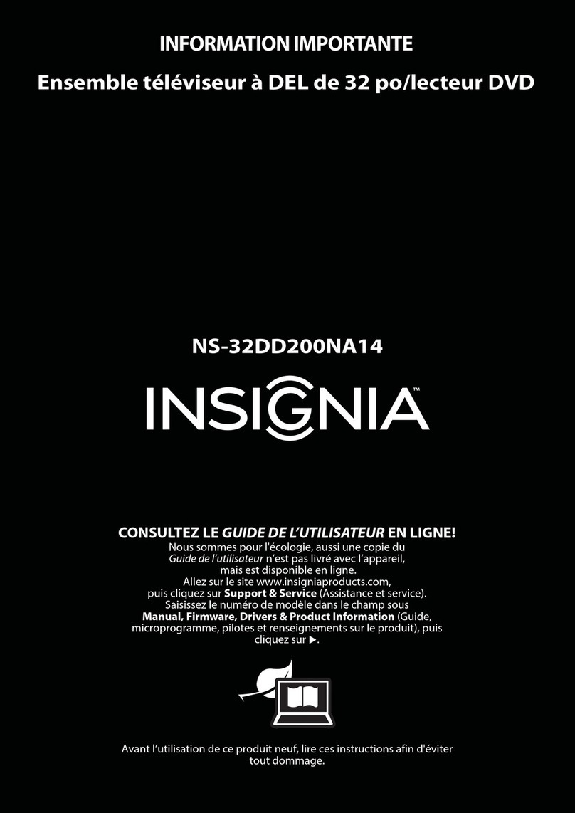 Insignia NS-32DD200NA14 Important information