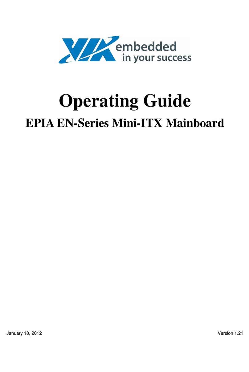 VIA Technologies EPIA-EN12000EG - VIA Motherboard - Mini ITX User manual