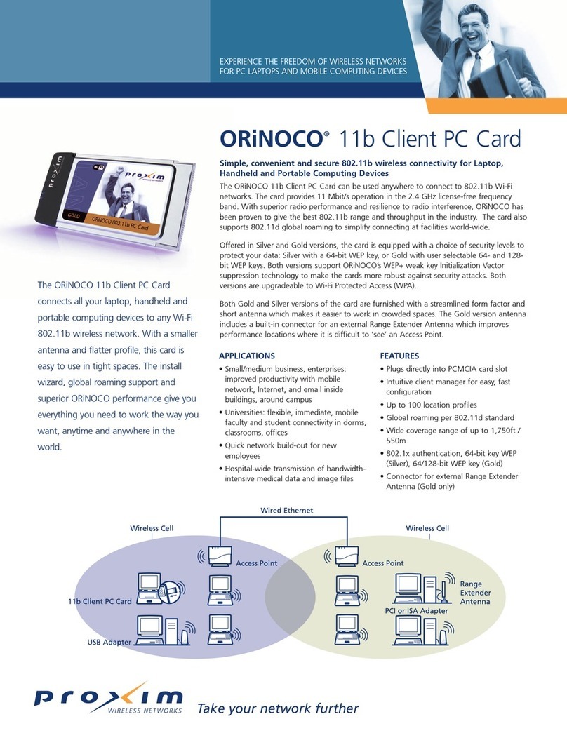 Proxim 11b User manual