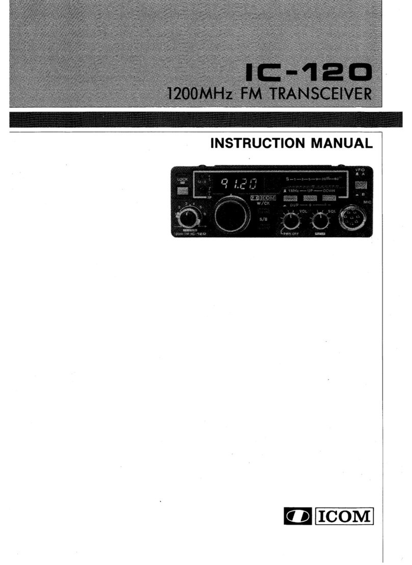 Icom IC-120 instruction manual
