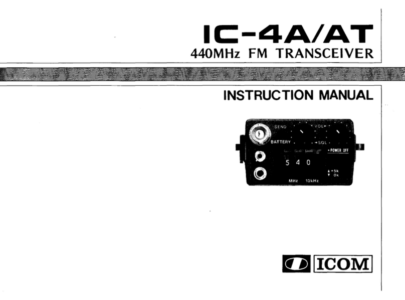 Icom IC-4A User manual