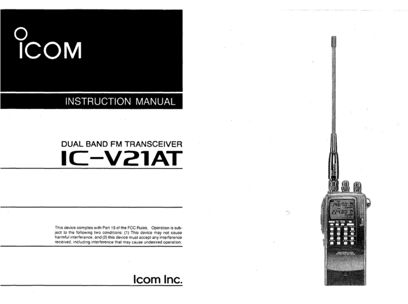 Icom IC-V21AT instruction manual