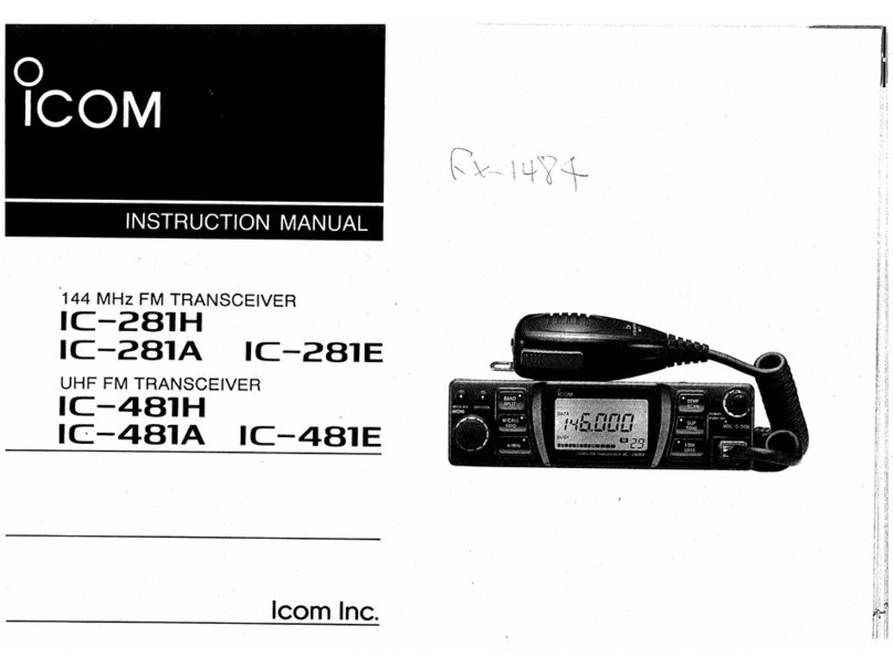 Icom IC-281H User manual