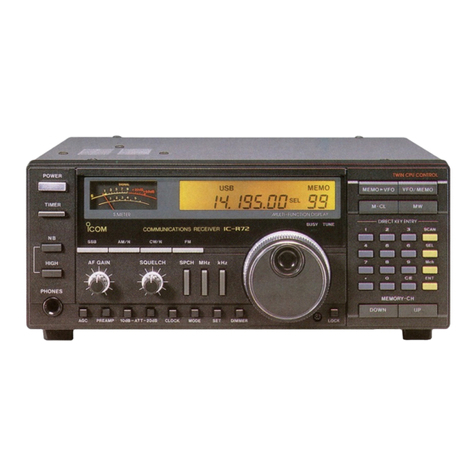Icom IC-R72 manual