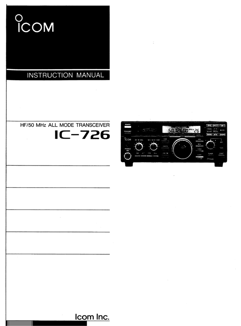 Icom IC-726 instruction manual