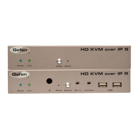 Gefen EXT-HDKVM-LAN User manual