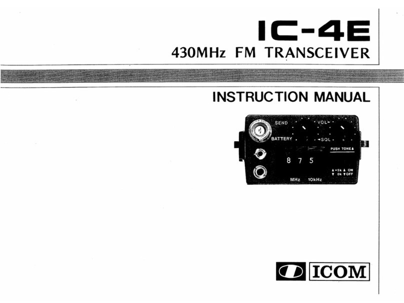 Icom IC-4E instruction manual