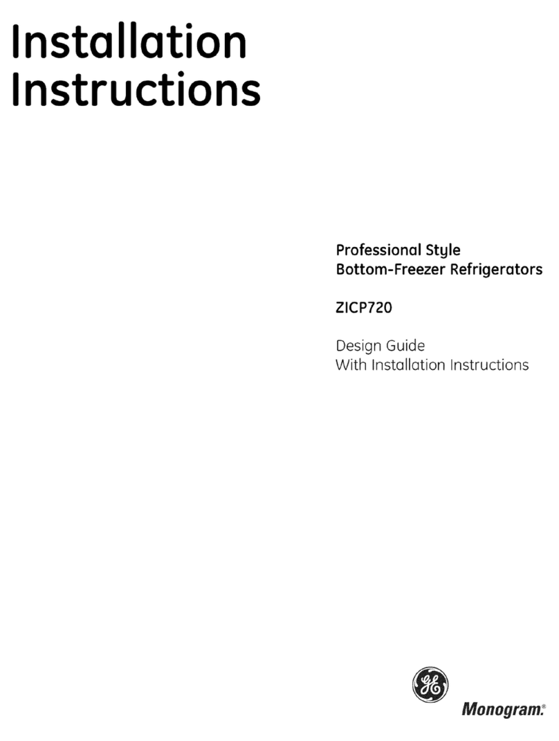 GE Monogram ZICP720 User manual