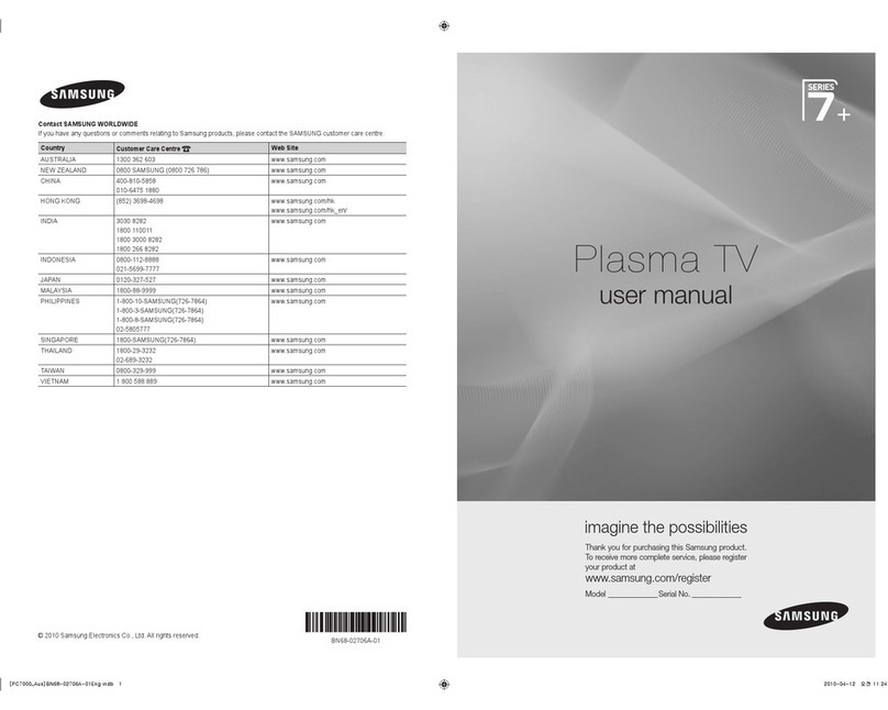 Samsung PS50C7000 User manual