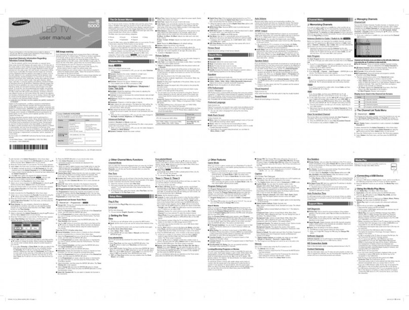 Samsung 5000 Series User manual