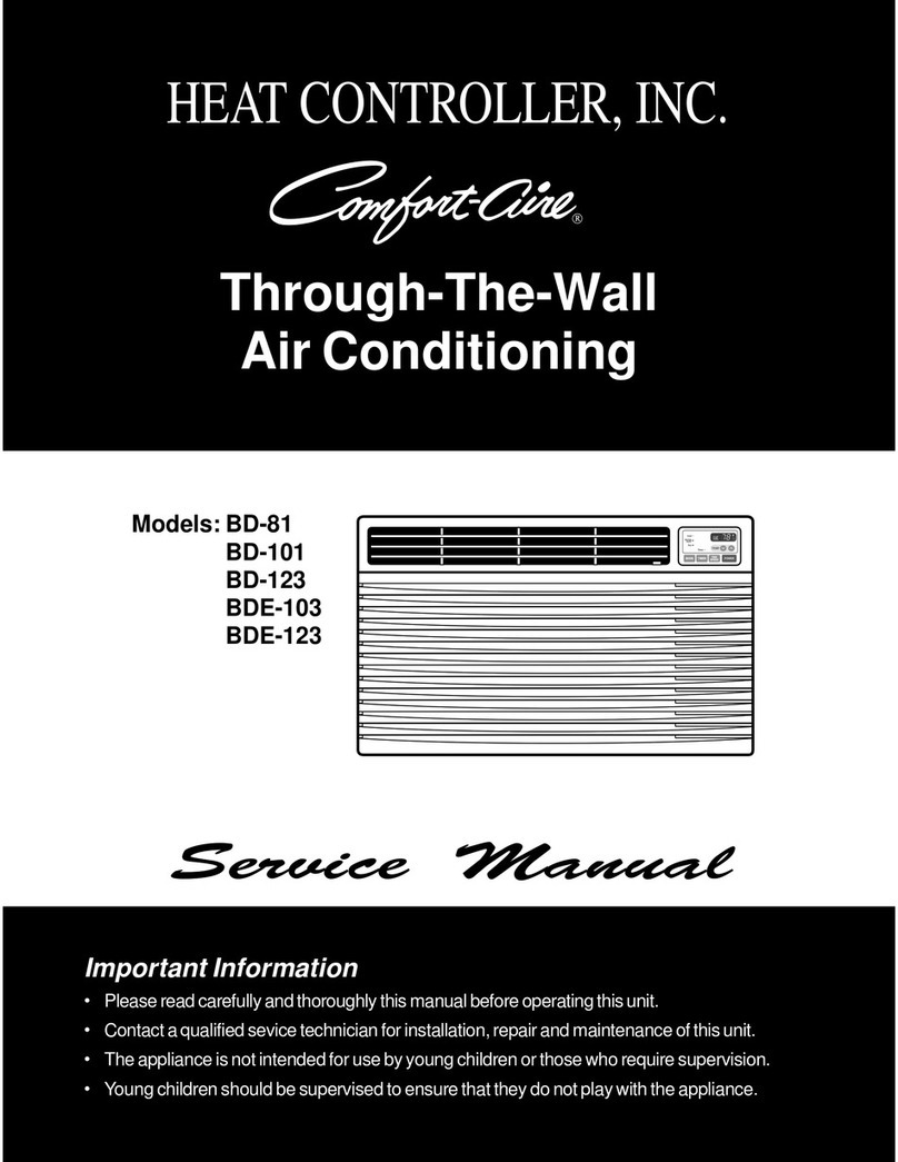 Heat Controller Comfort-Aire BD-81 User manual Heat Controller Comfort-Aire BD-81 User manual