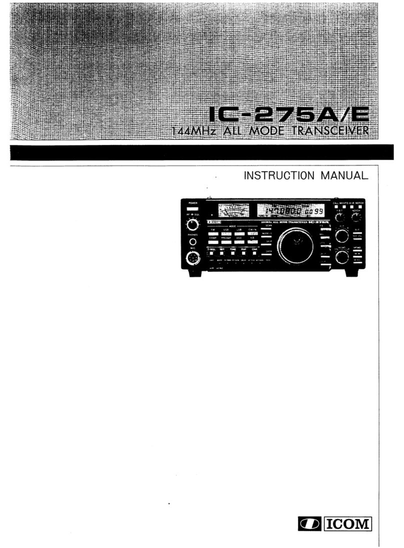 Icom IC-275A User manual