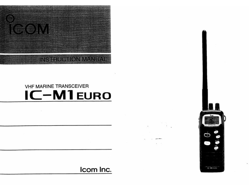 Icom IC-M1 euro User manual