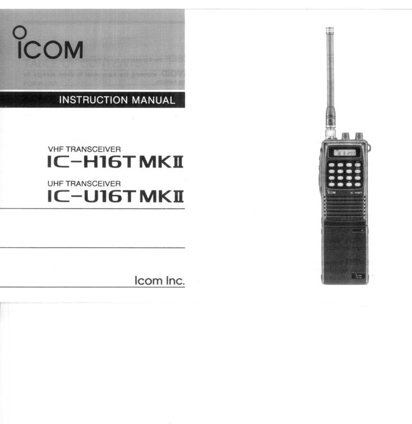 Icom IC-H16T MKII User manual
