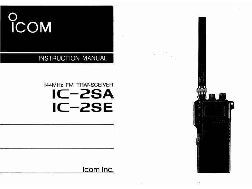 Icom IC-2SA User manual Icom IC-2SA User manual