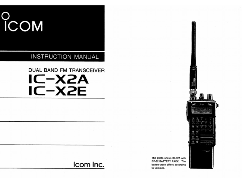 Icom IC-X2A User manual