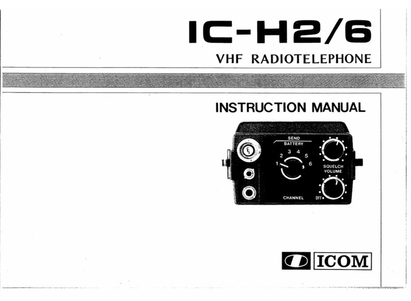 Icom IC-H2 instruction manual