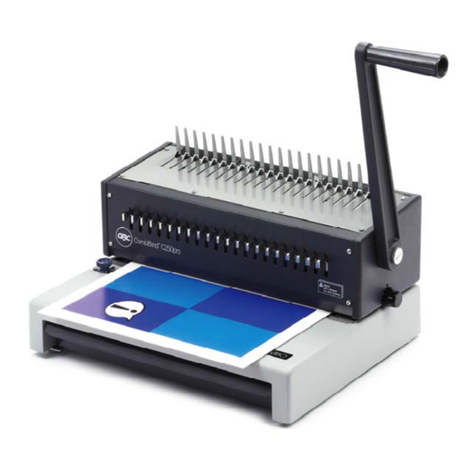 GBC CombBind C250Pro Installation guide