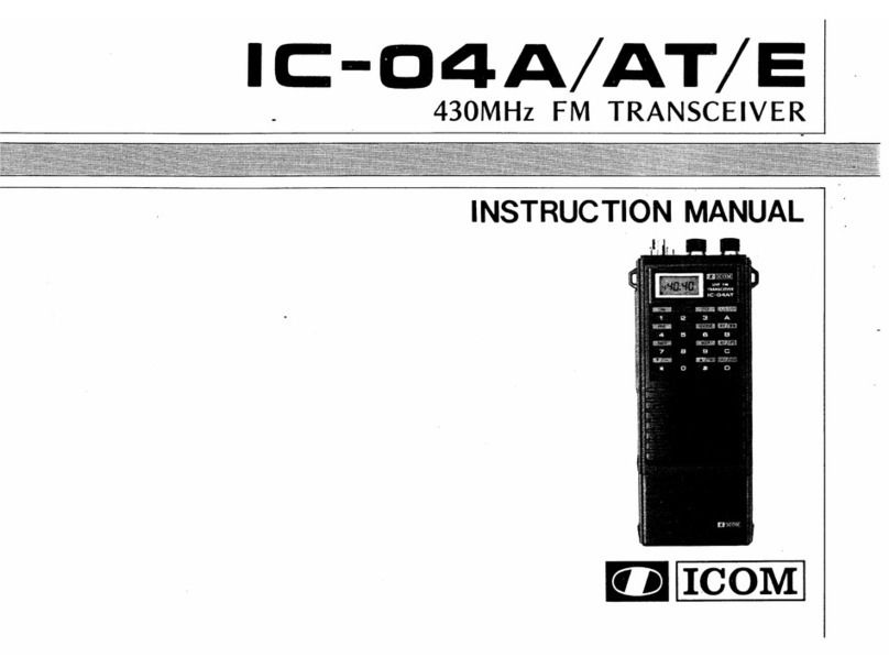 Icom IC-04A User manual