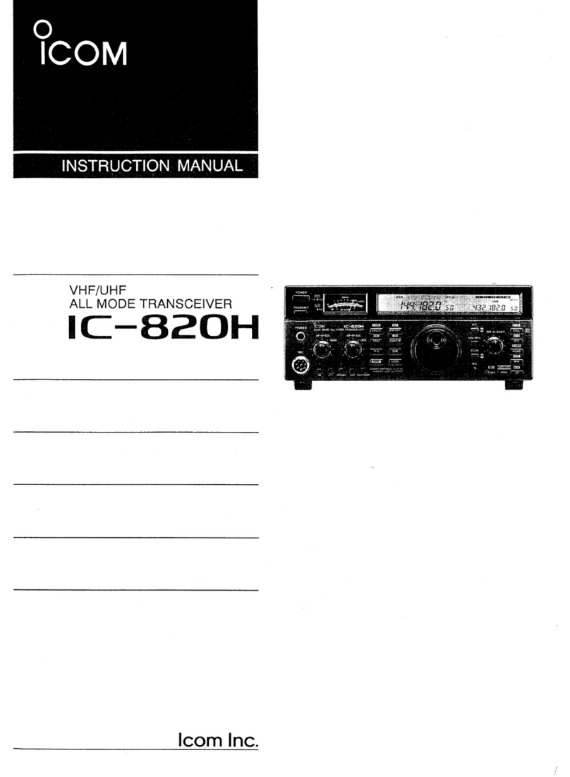 Icom IC-820H instruction manual