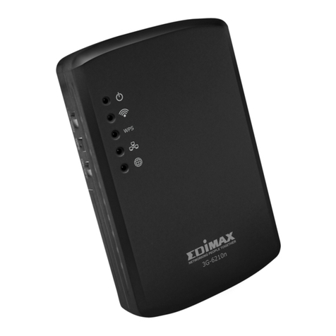 Edimax Wireless 3G Portable Router 3G-6210n User manual Edimax Wireless 3G Portable Router 3G-6210n User manual