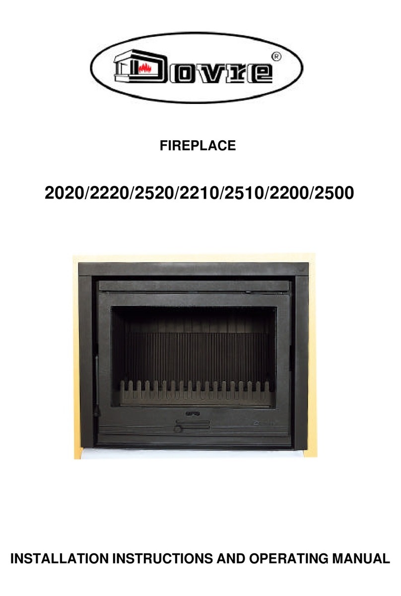 Dovre Dovre Fireplace 2020 Parts list manual