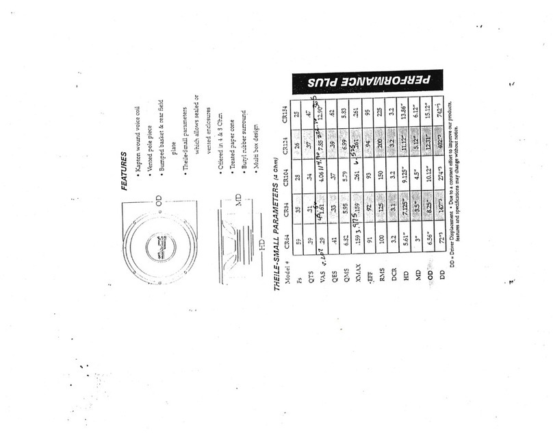 Crunch CR104 owner's manual