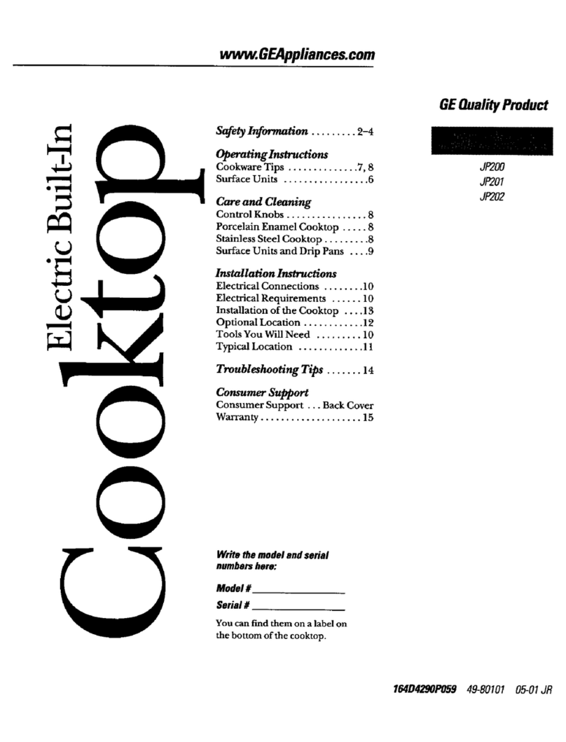 GE JP200 User manual