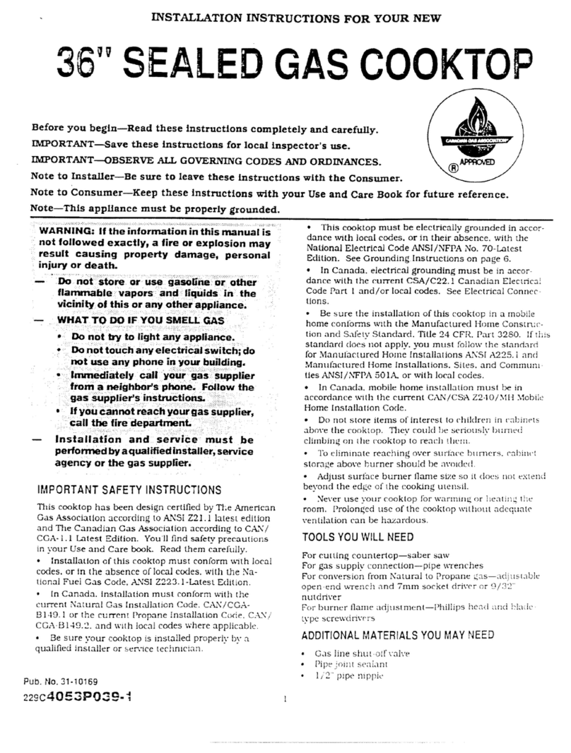 GE JGP626AEV1AA installation instructions