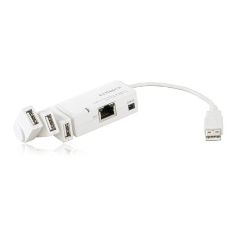 Edimax USB 2.0 to Fast Ethernet Adapter With 3-Port USB Hub... user manual