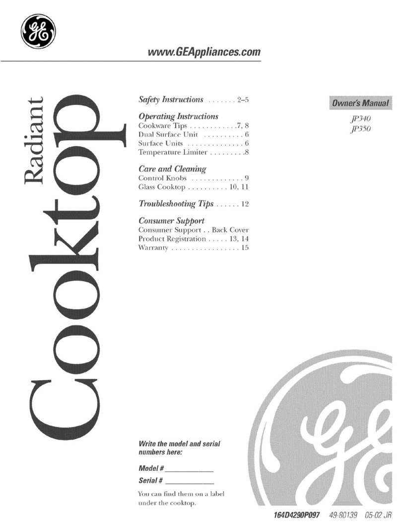 GE Profile JP340 User manual