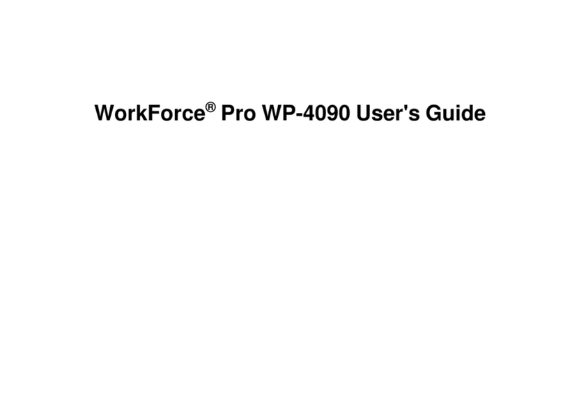 Epson WorkForce Pro WP-4090 User manual